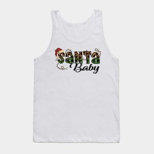 Santa Baby, Vintage Santa Tank Top